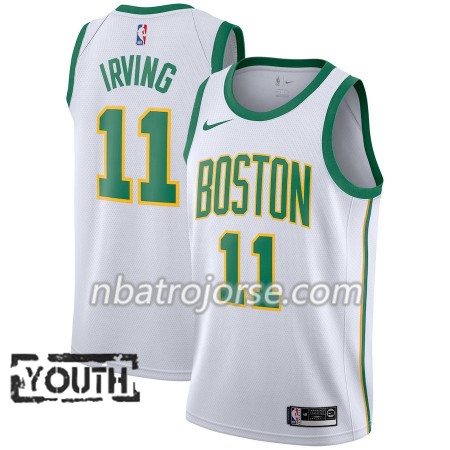 Barn Boston Celtics Tröja Kyrie Irving 11 2018-19 Nike City Edition Vit Swingman Barn Boston Celtics Tröja Kyrie Irving 11 2018-19 Nike City Edition Vit Swingman